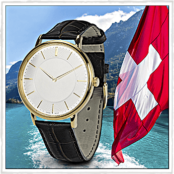 Watch Livigno. Water resistant. Material: stainless steel and leather.