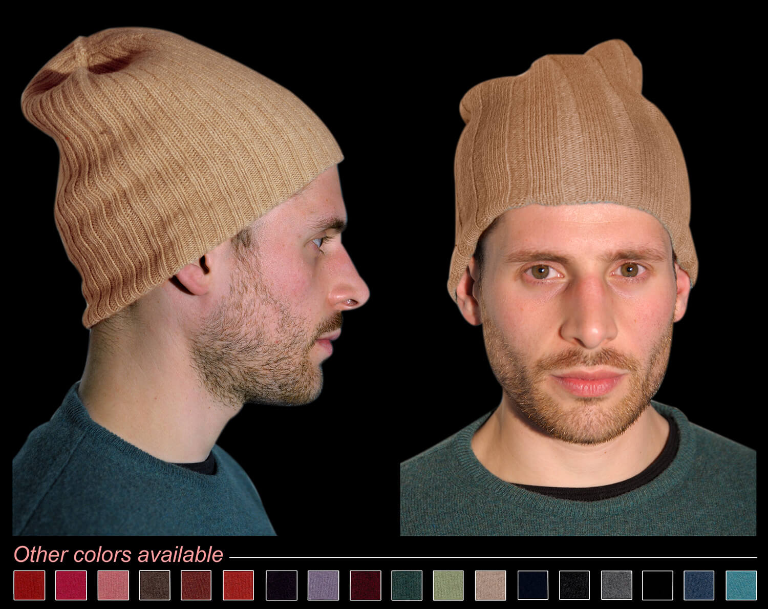 Man hat color beige code 119 and 298