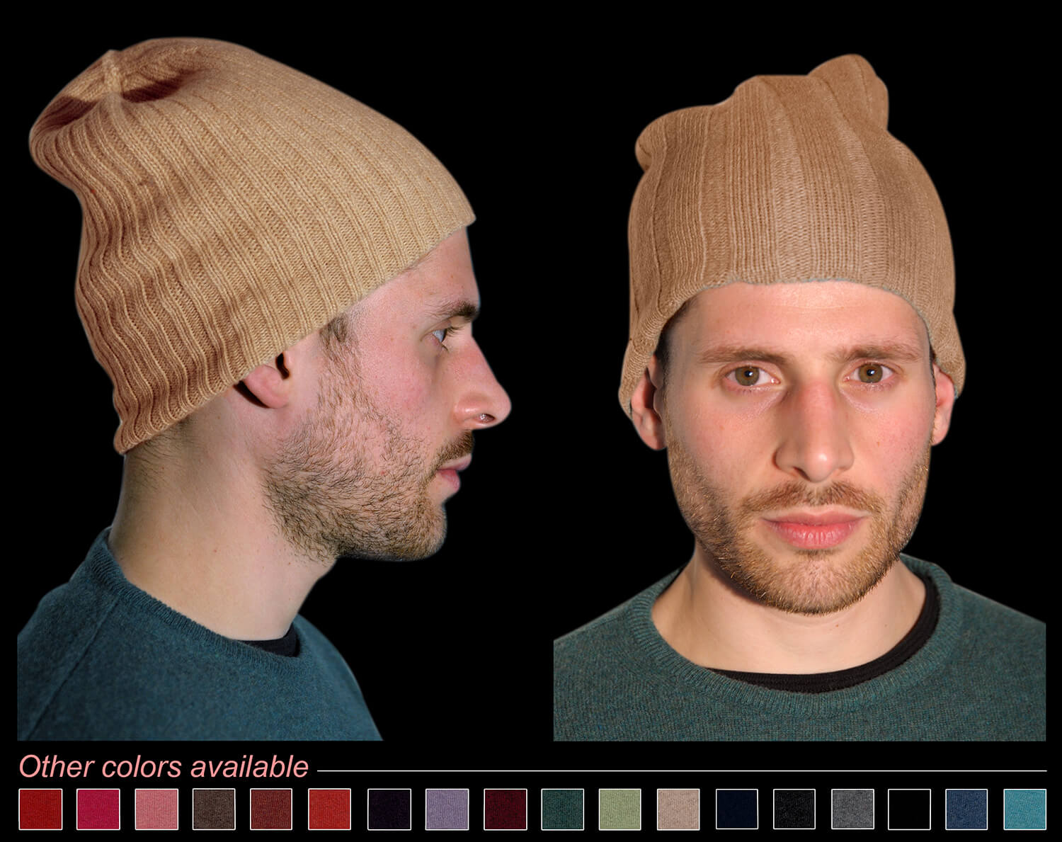 Gorro hombre color beige codigo 119 y 298