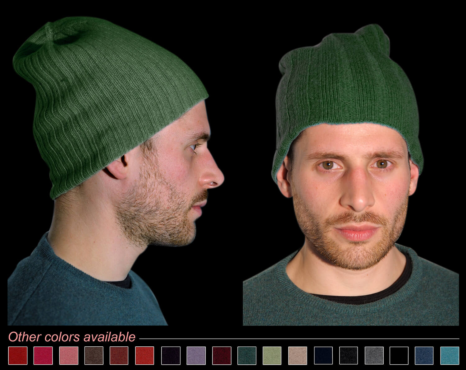 Man hat color green code 119 and 298