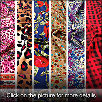 WSFCMT - Printed fabrics - Textile composition: 100% silk