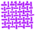 Textile samples - Violet color