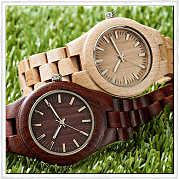 9801WE3WDBSL and 9801WE3WIVSL watch Greenwood. Material: natural wood.